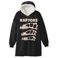 Utahraptor Deinonychus Velociraptor Skull Fossil Hunter Hooded Wearable Blanket