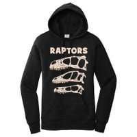 Utahraptor Deinonychus Velociraptor Skull Fossil Hunter Women's Pullover Hoodie
