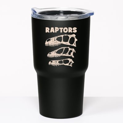 Utahraptor Deinonychus Velociraptor Skull Fossil Hunter Tumbler