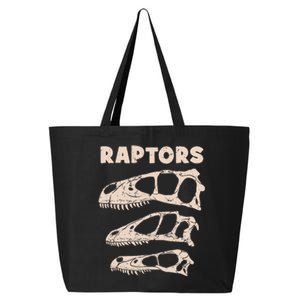 Utahraptor Deinonychus Velociraptor Skull Fossil Hunter 25L Jumbo Tote