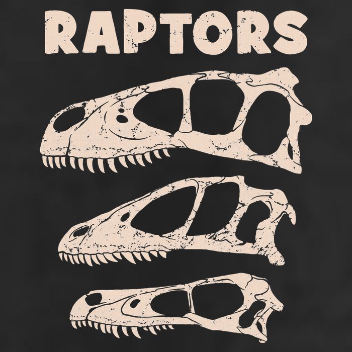 Utahraptor Deinonychus Velociraptor Skull Fossil Hunter Microfiber Hand Towel