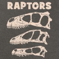 Utahraptor Deinonychus Velociraptor Skull Fossil Hunter Cotton Canvas Backpack