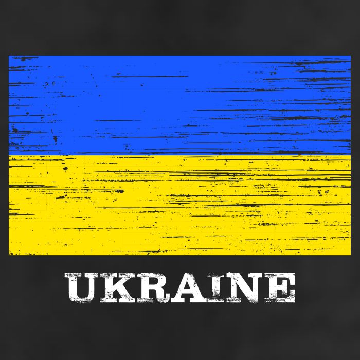 Ukraine Distressed Vintage World Flag Nationality Ukrainian Pride Trucker Hat