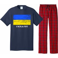 Ukraine Distressed Vintage World Flag Nationality Ukrainian Pride Pajama Set