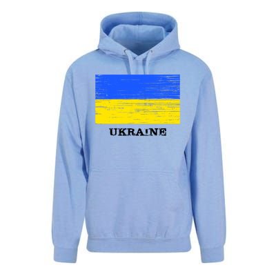 Ukraine Distressed Vintage World Flag Nationality Ukrainian Pride Unisex Surf Hoodie