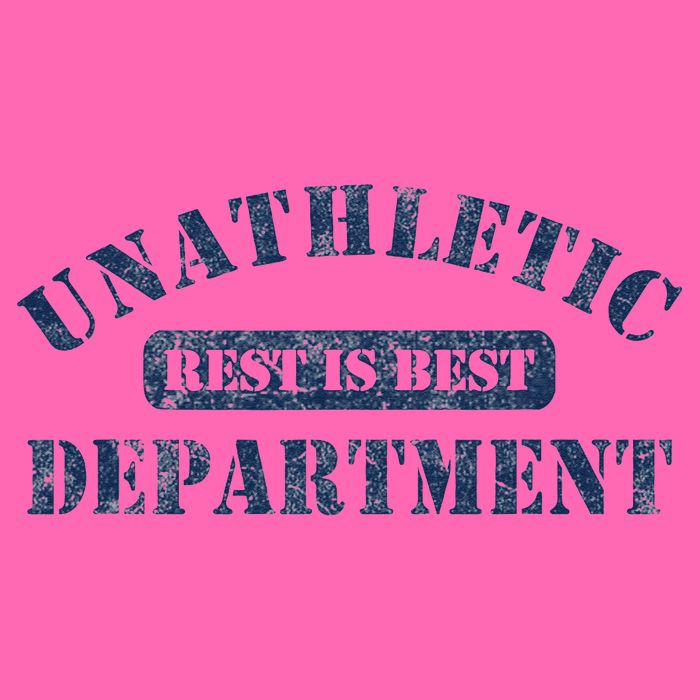 Unathletic Department With Rest Is Best Laziness Funny Lines Stripe Pom Pom Beanie