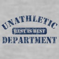 Unathletic Department With Rest Is Best Laziness Funny Lines Ladies PosiCharge Tri-Blend Wicking Tank
