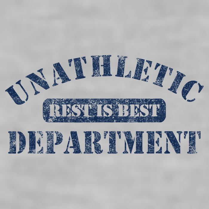 Unathletic Department With Rest Is Best Laziness Funny Lines Ladies PosiCharge Tri-Blend Wicking Tank