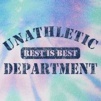 Unathletic Department With Rest Is Best Laziness Funny Lines Legacy Tie Dye Trucker Hat