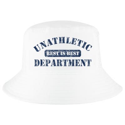 Unathletic Department With Rest Is Best Laziness Funny Lines Cool Comfort Performance Bucket Hat