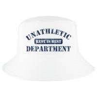 Unathletic Department With Rest Is Best Laziness Funny Lines Cool Comfort Performance Bucket Hat