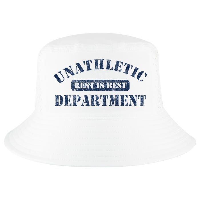 Unathletic Department With Rest Is Best Laziness Funny Lines Cool Comfort Performance Bucket Hat