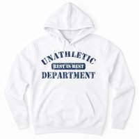 Unathletic Department With Rest Is Best Laziness Funny Lines Hoodie