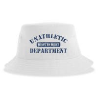 Unathletic Department With Rest Is Best Laziness Funny Lines Sustainable Bucket Hat