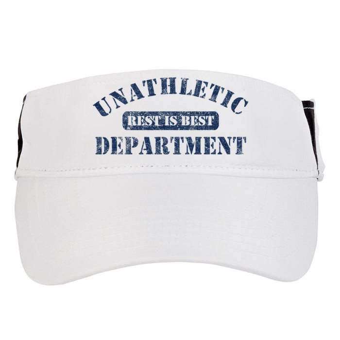 Unathletic Department With Rest Is Best Laziness Funny Lines Adult Drive Performance Visor