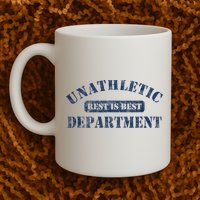 Unathletic Department With Rest Is Best Laziness Funny Lines Mug