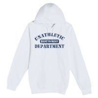 Unathletic Department With Rest Is Best Laziness Funny Lines Premium Pullover Hoodie