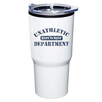 Unathletic Department With Rest Is Best Laziness Funny Lines Tumbler
