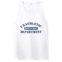 Unathletic Department With Rest Is Best Laziness Funny Lines PosiCharge Competitor Tank