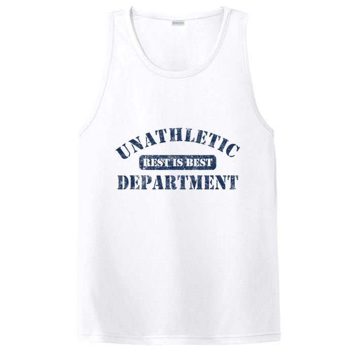 Unathletic Department With Rest Is Best Laziness Funny Lines PosiCharge Competitor Tank