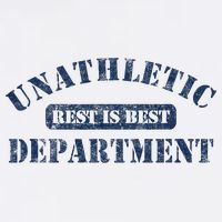 Unathletic Department With Rest Is Best Laziness Funny Lines Tank Top