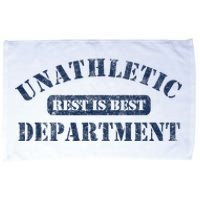 Unathletic Department With Rest Is Best Laziness Funny Lines Microfiber Hand Towel