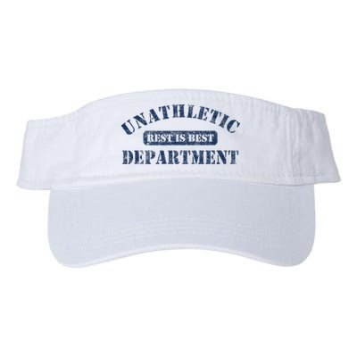 Unathletic Department With Rest Is Best Laziness Funny Lines Visor