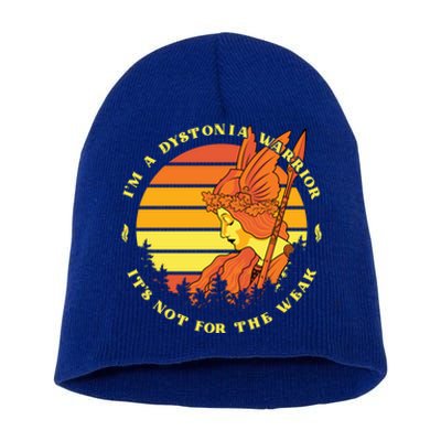 Unbreakable Dystonia Warrior Gift Short Acrylic Beanie