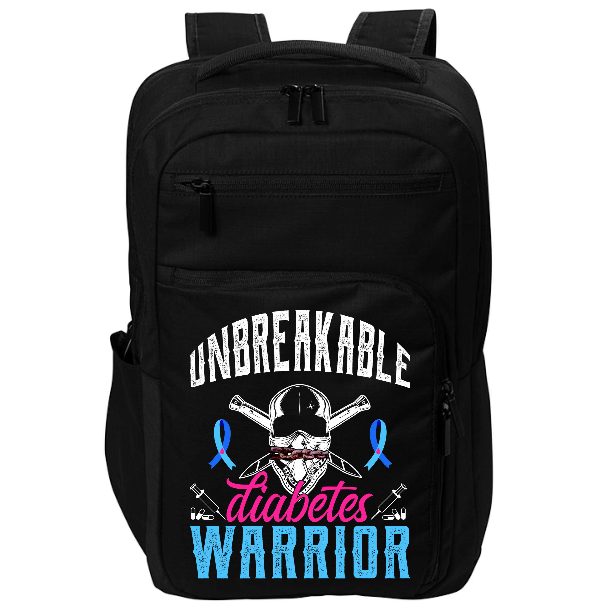 Unbreakable Diabetes Warrior Impact Tech Backpack
