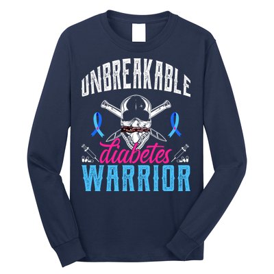 Unbreakable Diabetes Warrior Long Sleeve Shirt