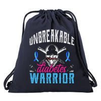 Unbreakable Diabetes Warrior Drawstring Bag