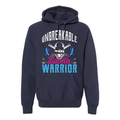 Unbreakable Diabetes Warrior Premium Hoodie