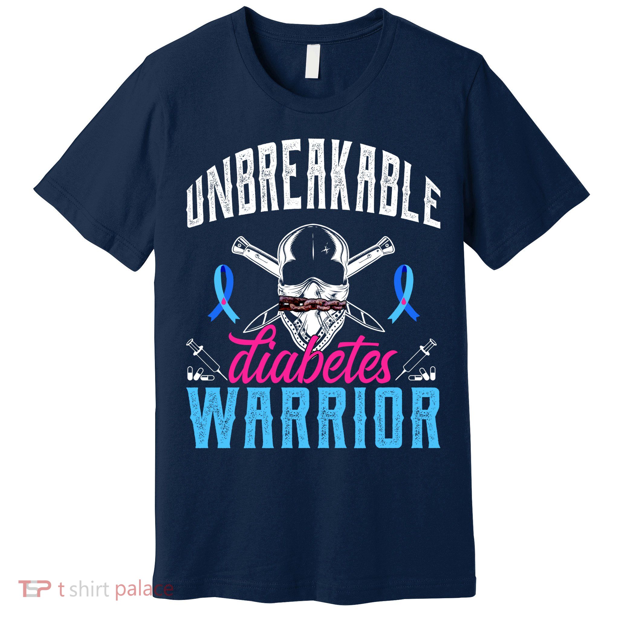 Unbreakable Diabetes Warrior Premium T-Shirt