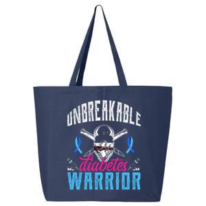 Unbreakable Diabetes Warrior 25L Jumbo Tote