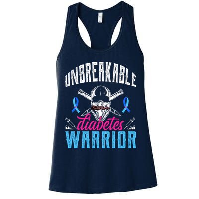Unbreakable Diabetes Warrior Womens Tank Top