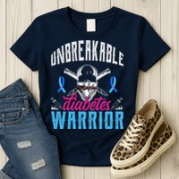 Unbreakable Diabetes Warrior Womens T-Shirt
