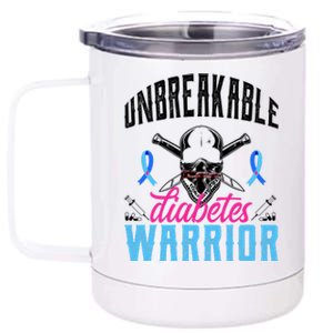 Unbreakable Diabetes Warrior 12 oz Stainless Steel Tumbler Cup