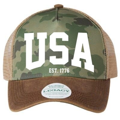 Usa Est 1776 Legacy Tie Dye Trucker Hat