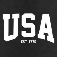 Usa Est 1776 7 Panel Mesh Trucker Snapback Hat