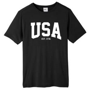 Usa Est 1776 Tall Fusion ChromaSoft Performance T-Shirt