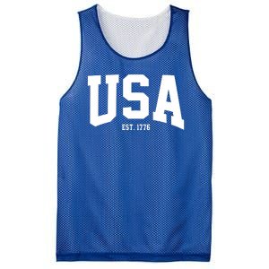 Usa Est 1776 Mesh Reversible Basketball Jersey Tank