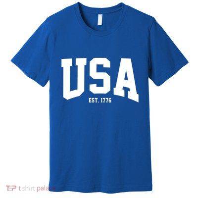 Usa Est 1776 Premium T-Shirt