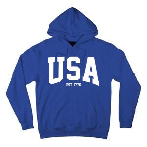 Usa Est 1776 Tall Hoodie