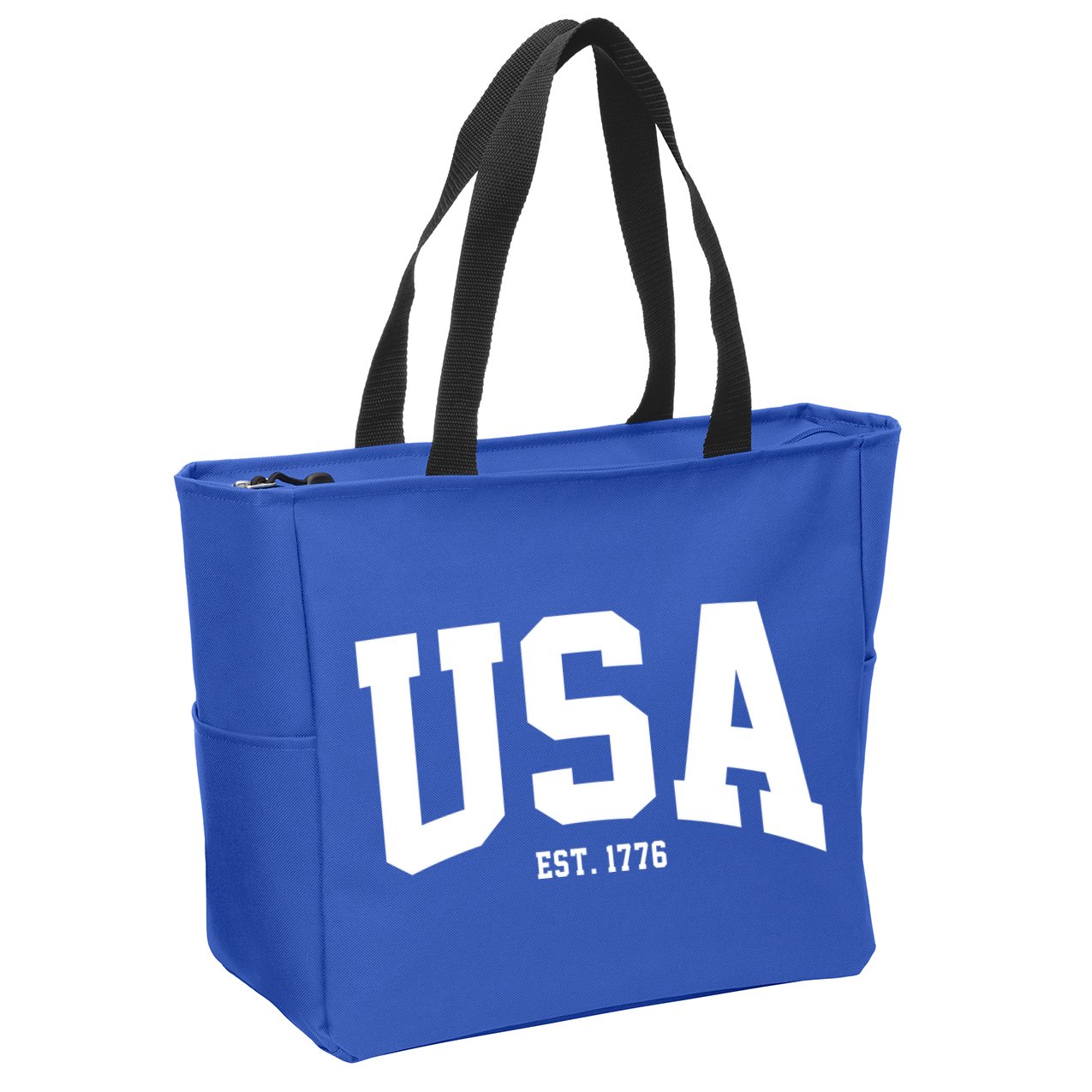 Usa Est 1776 Zip Tote Bag