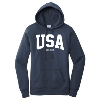 Usa Est 1776 Women's Pullover Hoodie