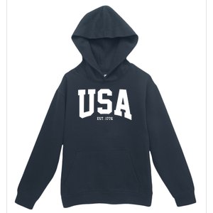 Usa Est 1776 Urban Pullover Hoodie