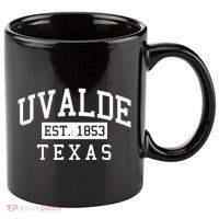 Uvalde EST 1853 Texas 11oz C Handle Ceramic Mug
