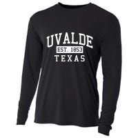Uvalde EST 1853 Texas Cooling Performance Long Sleeve Crew