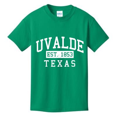 Uvalde EST 1853 Texas Kids T-Shirt