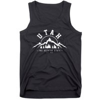 Utah Est 1896 State Vintage Mountains Nature Outdoor Gift Tank Top